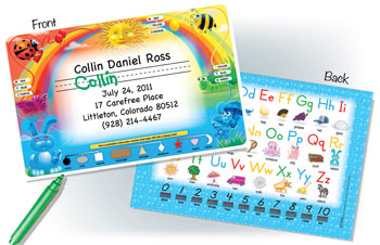 Fun and Learning Activity Placemat